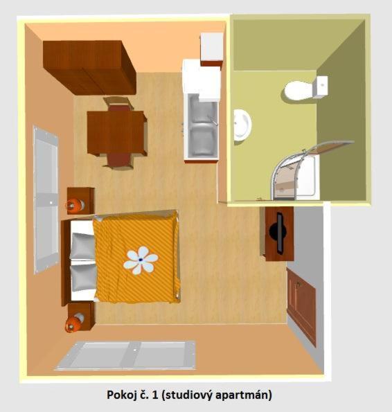 Sarovy Cerny Kocour Apart Hotel מראה חיצוני תמונה